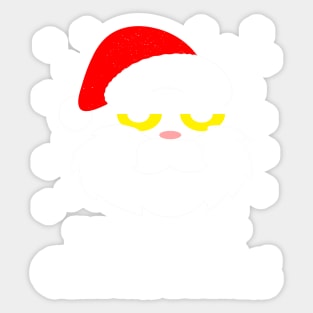 Mehrry Christmas Cat Snowflake Sticker